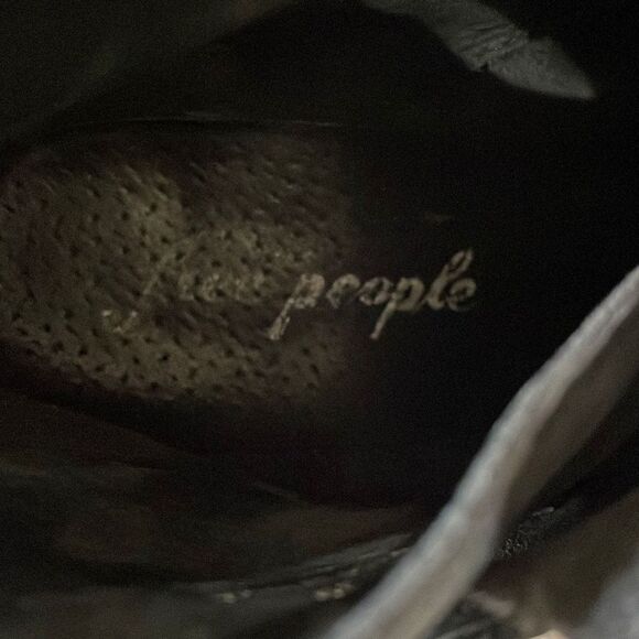 Free People Las Palmas Black Ankle Boots Sz 39 - Picture 3 of 8